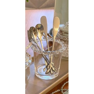 Porta Talher De Coração Cristal Lyor 1700