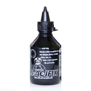 Tinta de secagem rápido Magifix 120ml preta em Oferta na Shopee
