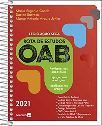 Rota de Estudos - OAB - Legislação Seca - 1ª Edição 2021