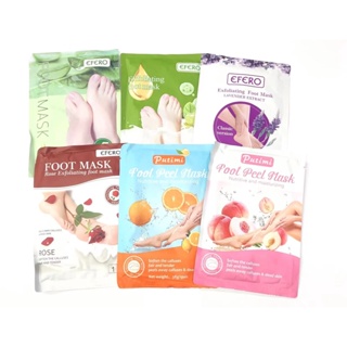 Máscara de Pé Meias Esfoliantes Remover Pele Morta Efero Putimi - PAR em Oferta na Shopee