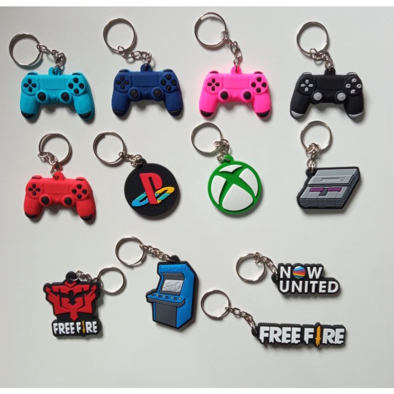 Chaveiro de Borracha  Pokémon Naruto kakashi now United  Dc vingadores Super Mario, Luigi E controle super nintendo ds