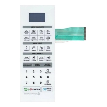Membrana Teclado Microondas LG Ms3042r Ms3042b Ms3052r