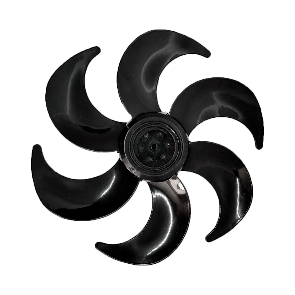 Hélice para Ventilador Mallory Turbo Silence 30cm 6 pás Preto