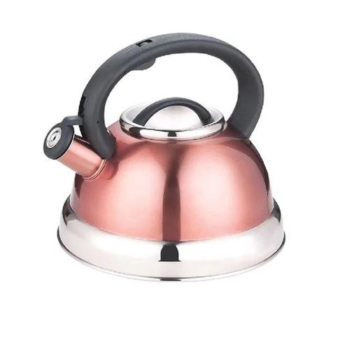 Chaleira Apito Rose Crown Wincy 3L Estilosa Cozinha