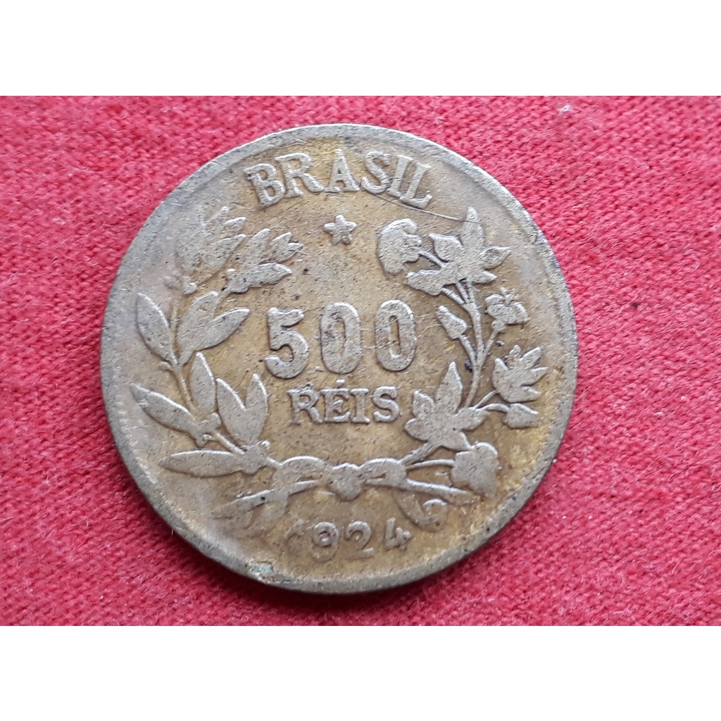 Moeda Antiga 500 Réis - ano 1924 - A56