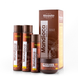 Kit Capilar Mandioca - com 4 itens - Rhenuks Cosméticos