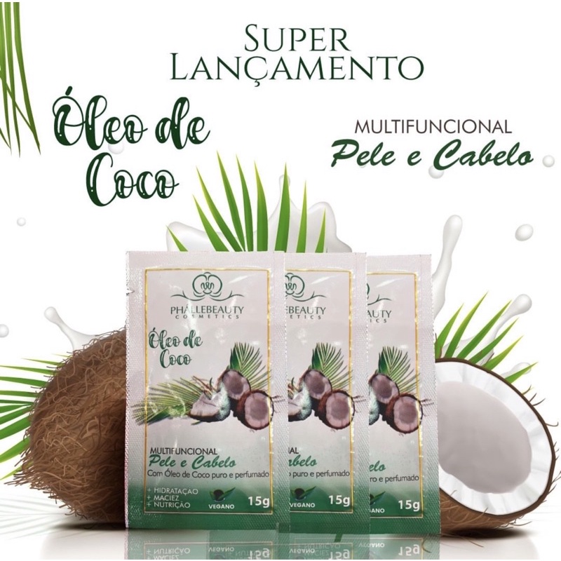 Óleo de Coco Multifuncional Pele e Cabelo PhálleBeauty PH0517 · foto 2