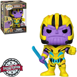 Funko Pop Marvel Black Light Avengers Endgame Exclusive - Thanos 909 Novo Original em Oferta na Shopee