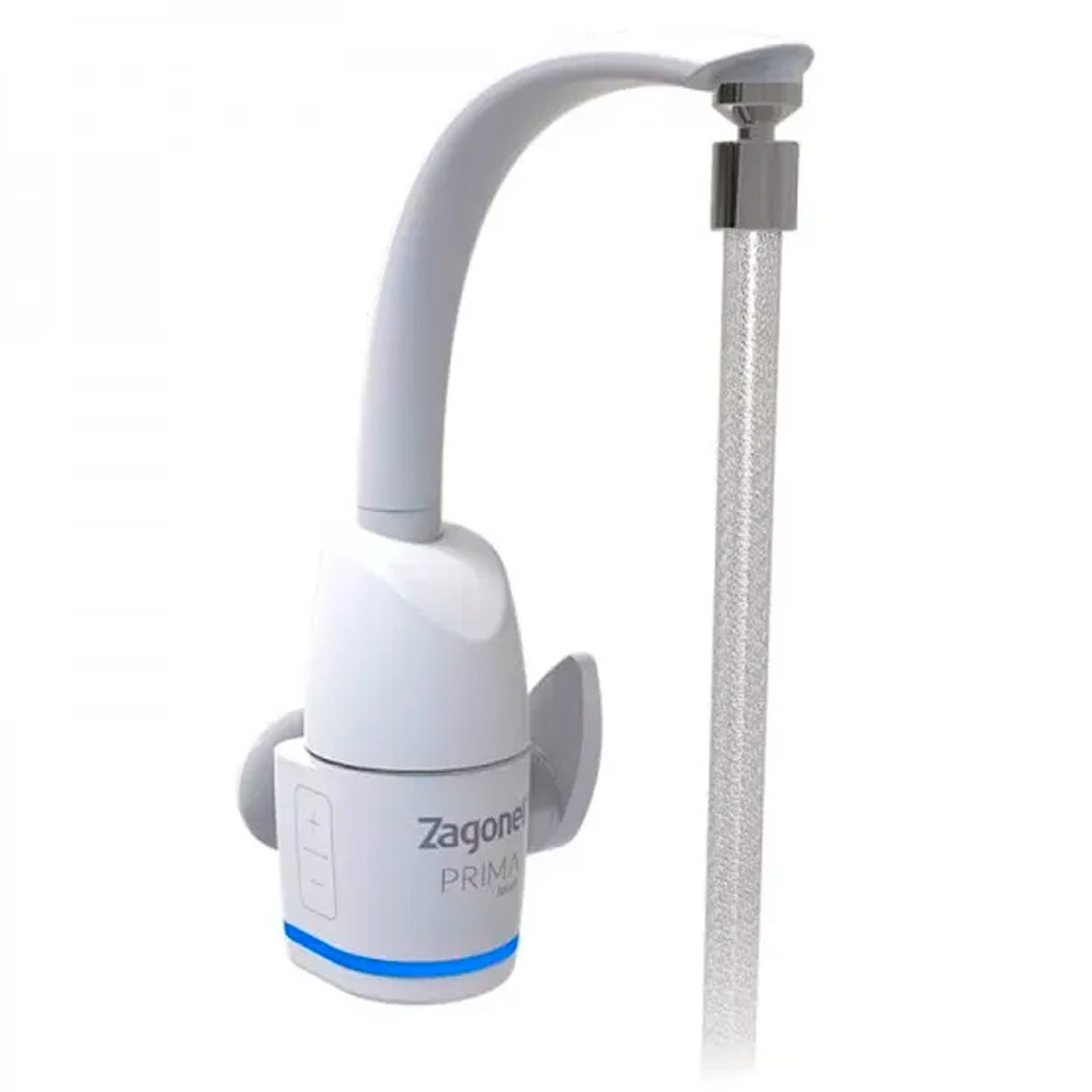 Torneira Prima White Touch Eletrônica 5500W 110V Zagonel em Oferta na Shopee