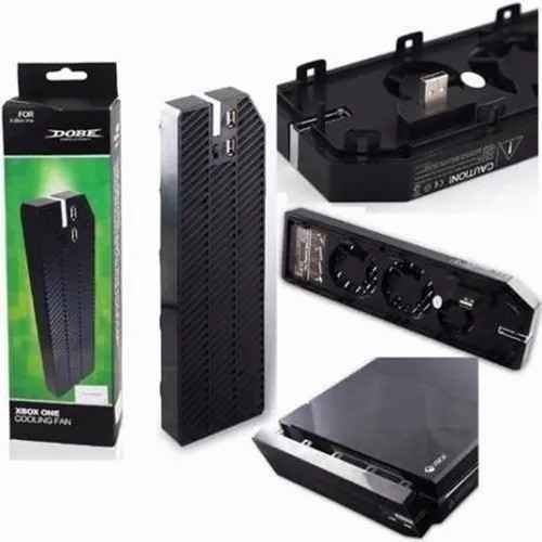 Cooler Fan 3 Ventoinhas Alta Potencia 4000 Rpm Para Xbox One