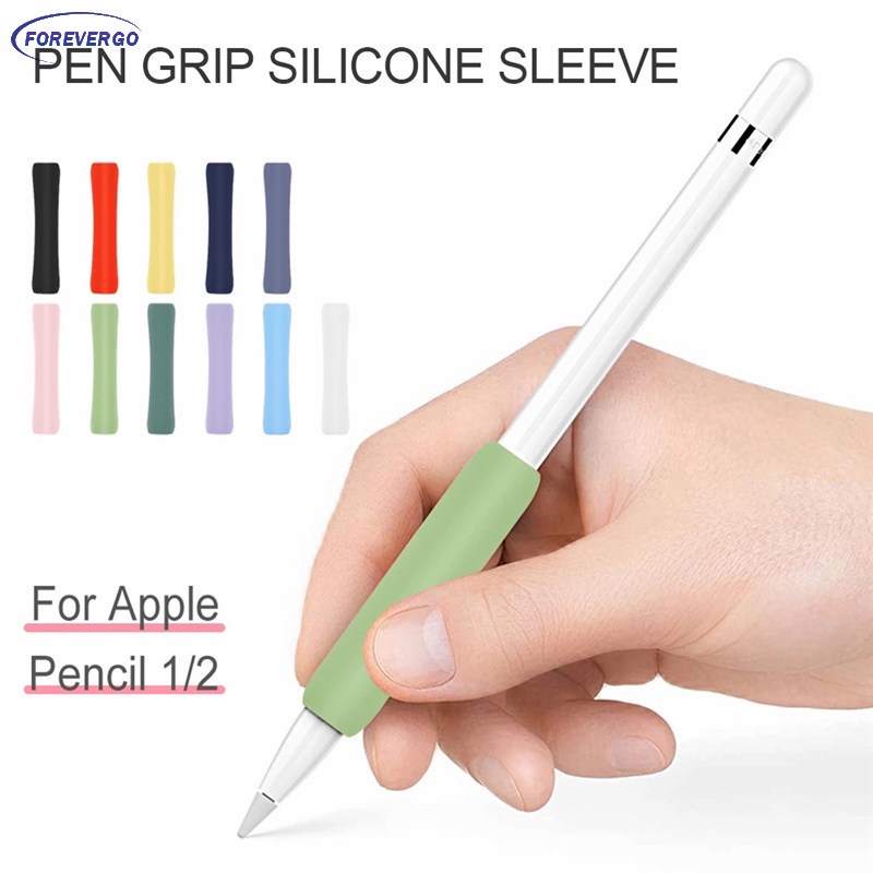 3pcs Soft Silicone Grip Case Cover For Apple Pencil 1 2 Accessory Anti Scratch Touch Pen Holder Shopee Brasil