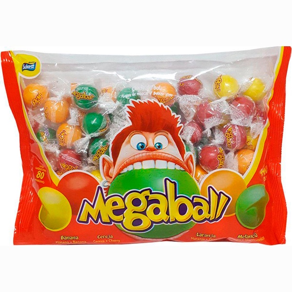 Chiclete De Bola Megaball Goma Mascar 440g - Sukest