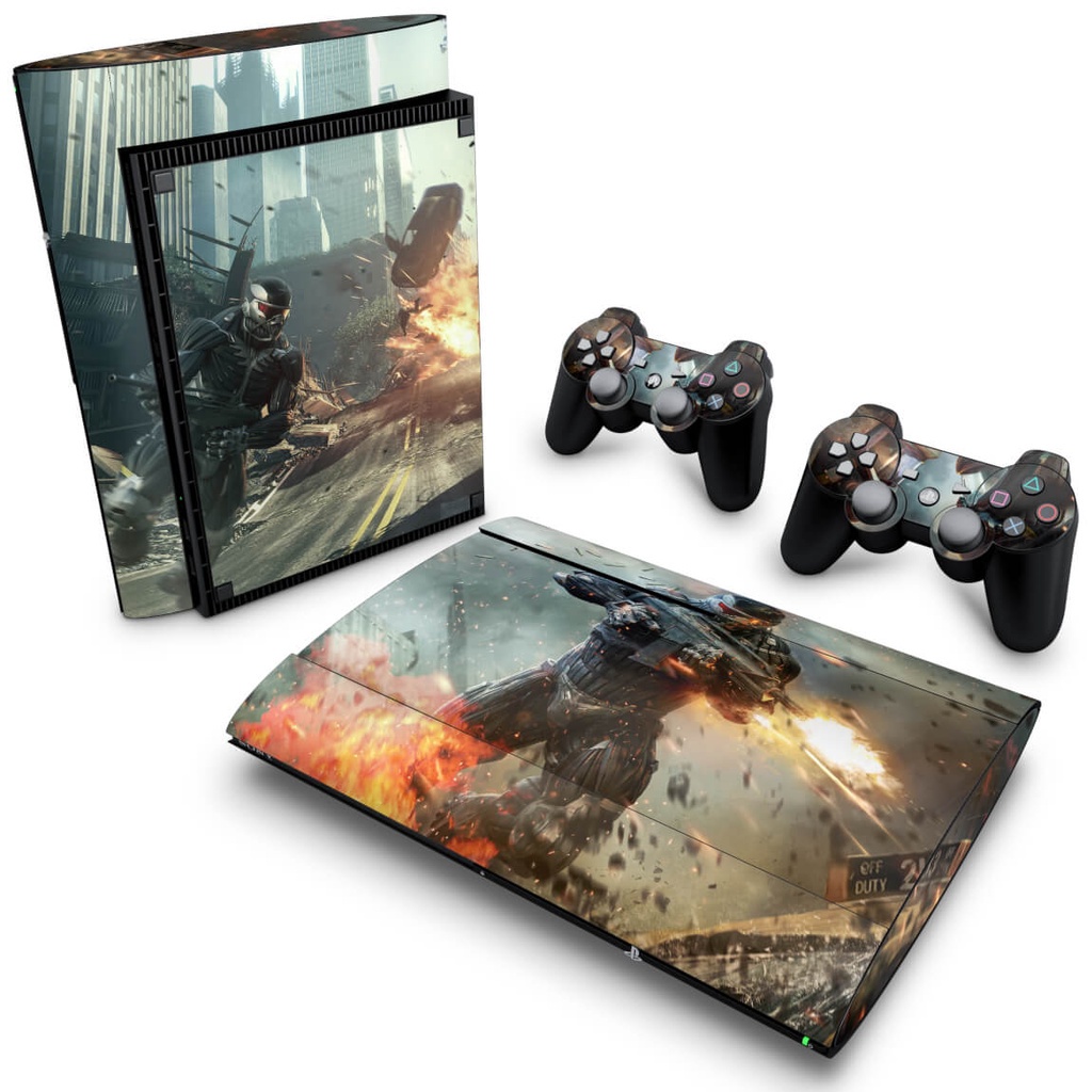 Skin PS3 Super Slim Adesivo - Crysis 2