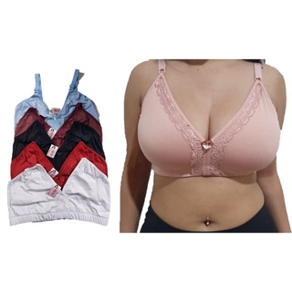 Kit 3 Sutien Sutiã Sutian Plus Size Extra Reforçado Sem Bojo Lycra Senhora Liso Atacado Revenda 50 - 52 - 54 - 56
