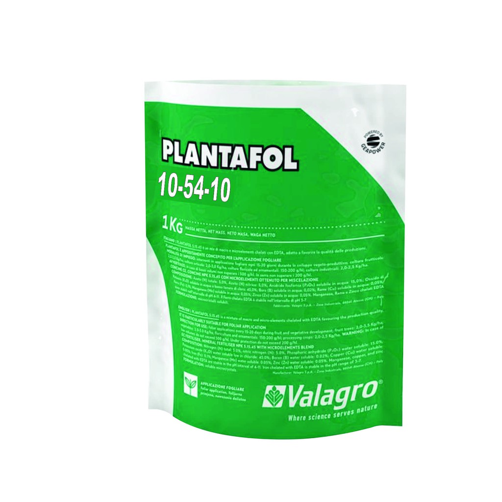 Plantafol 10-54-10 1 kg Fertilizante para floração