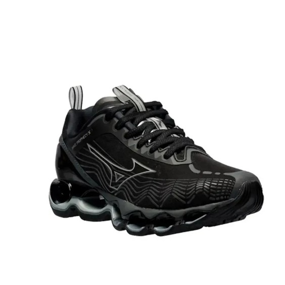 Tênis Mizuno Masculino Pro X 10 Wave Prophecy Pro X Preto Academia ...