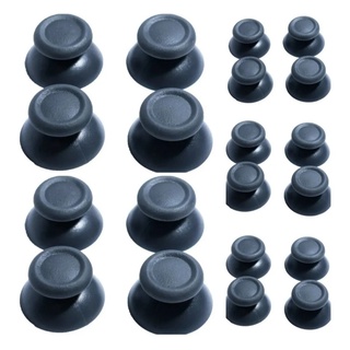 Kit de 20 Botões ou 10 Pares Botão Analógico Compatível com Controle Playstation 4 Ps4 Dualshock Joystick Cinza Cogumelo