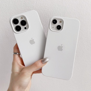 Branco Para iPhone 17/16/15/13/14/12/11/Pro max/Air/XS XR/7/8/Plus/SE/Mini/Capa De Telefone De silicone Líquido em Oferta na Shopee