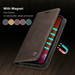 Capa Carteira De Couro Flip Para Samsung Galaxy , S22 , S23 , S24 , S25 , S26 Ultra Plus , S20FE , S21FE , S25FE , S24FE
