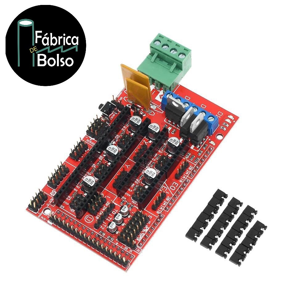 Shield Ramps 1.4 RepRap para Impressora 3D