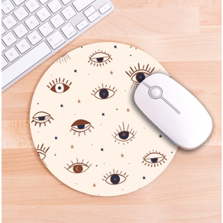 Mouse Pad Redondo Olho Místico em Oferta na Shopee