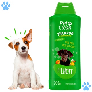 Shampoo e Condicionador para Cães e Gatos Pet Clean - Filhotes - 700 ml em Oferta na Shopee