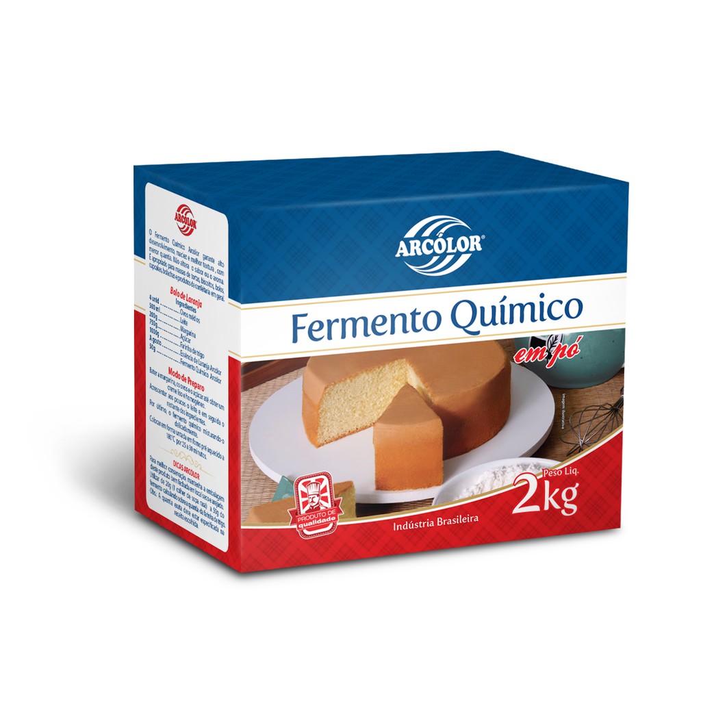 Fermento Químico 2 kg Arcolor (Excelente Produto)