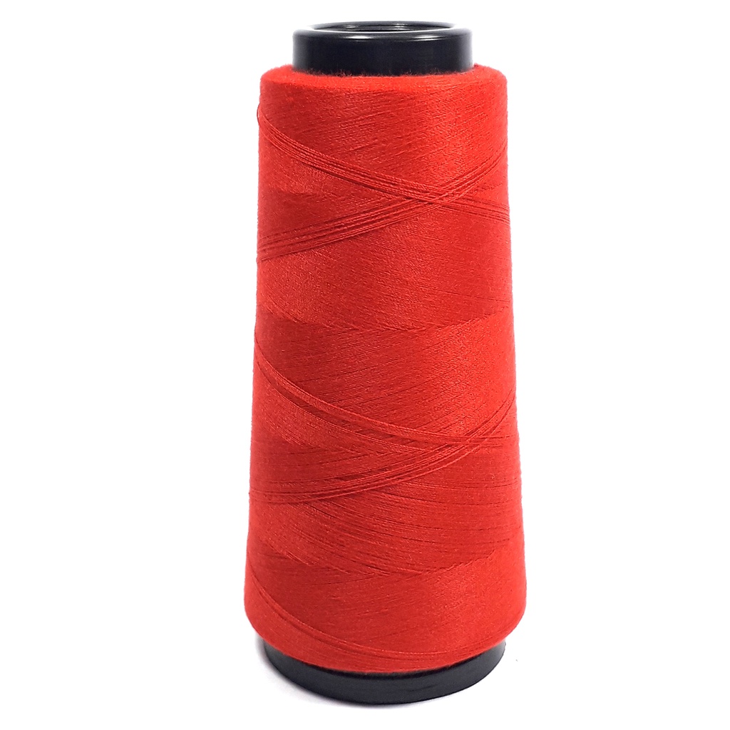 Cone Tubo de Linha Kron 120 Cor 210 Vermelho Com 1500 Metrôs