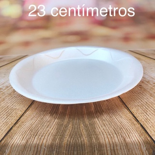 20 Prato Descartável Isopor para Refeição 23 CM térmico Darnel em Oferta na Shopee