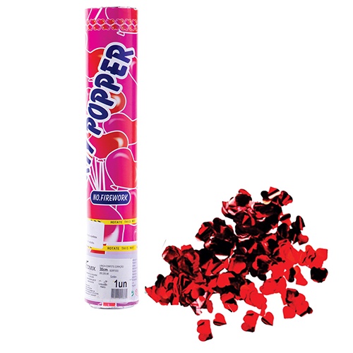 Lança Confete Chuva De Corações 60cm Metalizado Dia dos Namorados Surpresa em Oferta na Shopee