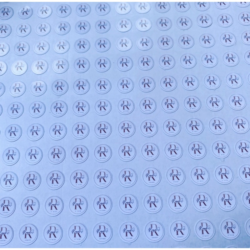 850 /1700/ 3400 selos adesivos 1cm redondo p/ cartão fidelidade, cliente VIP ou afins Personalizados com sua logo ou fig em Oferta na Shopee