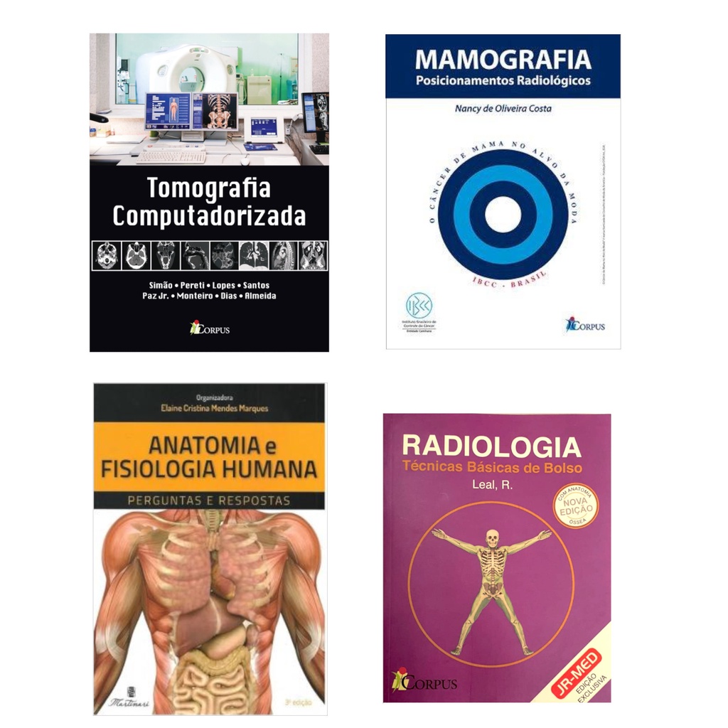 Kit Radiologia 04 Livros : Radiologia Técnicas Básicas de Bolso ...