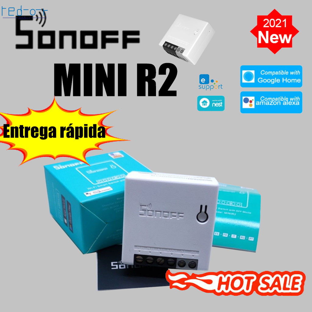 Ddoor Entrega Rapida Sonoff Mini R2 Smart Switch Controle Remoto Mini Two Way Diy Smart Switch Hotsale Sonoff Mini Ccr Shopee Brasil