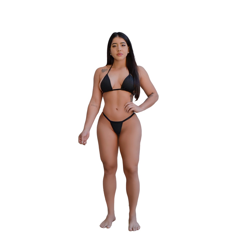 Biquíni Para Bronzeamento Que Imita As Fitas Suplex