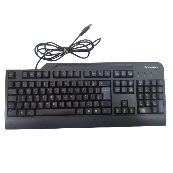 Teclado USB e PS2 com Ç Padrão BR ABNT2 - Marcas Diversas
