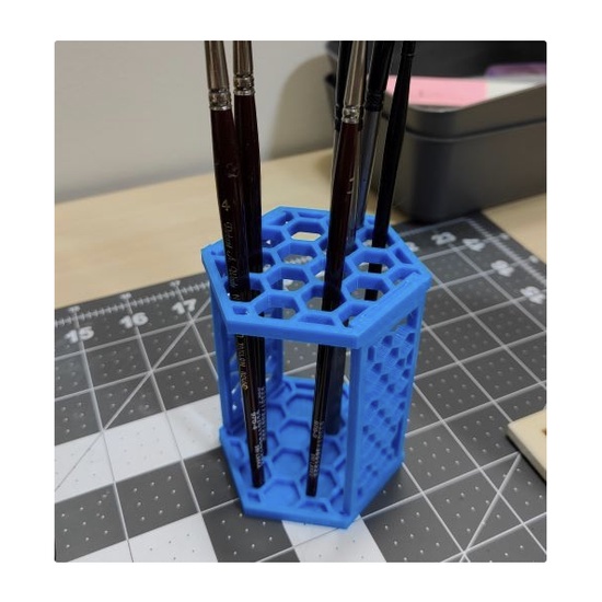 Porta pincel / suporte pinceis pintura em Oferta na Shopee