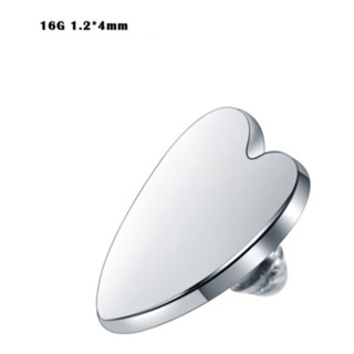 Piercing Microdermal Prata Coracao 4mm Topo Titanio em Oferta na Shopee