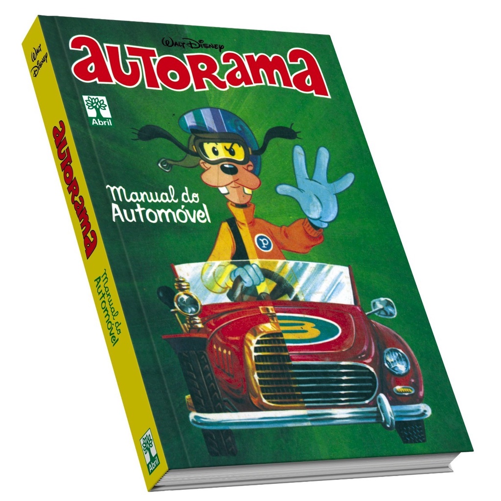 HQ Manual do Automóvel Autorama Walt Disney Edição de Colecionador Quadrinhos Capa Dura