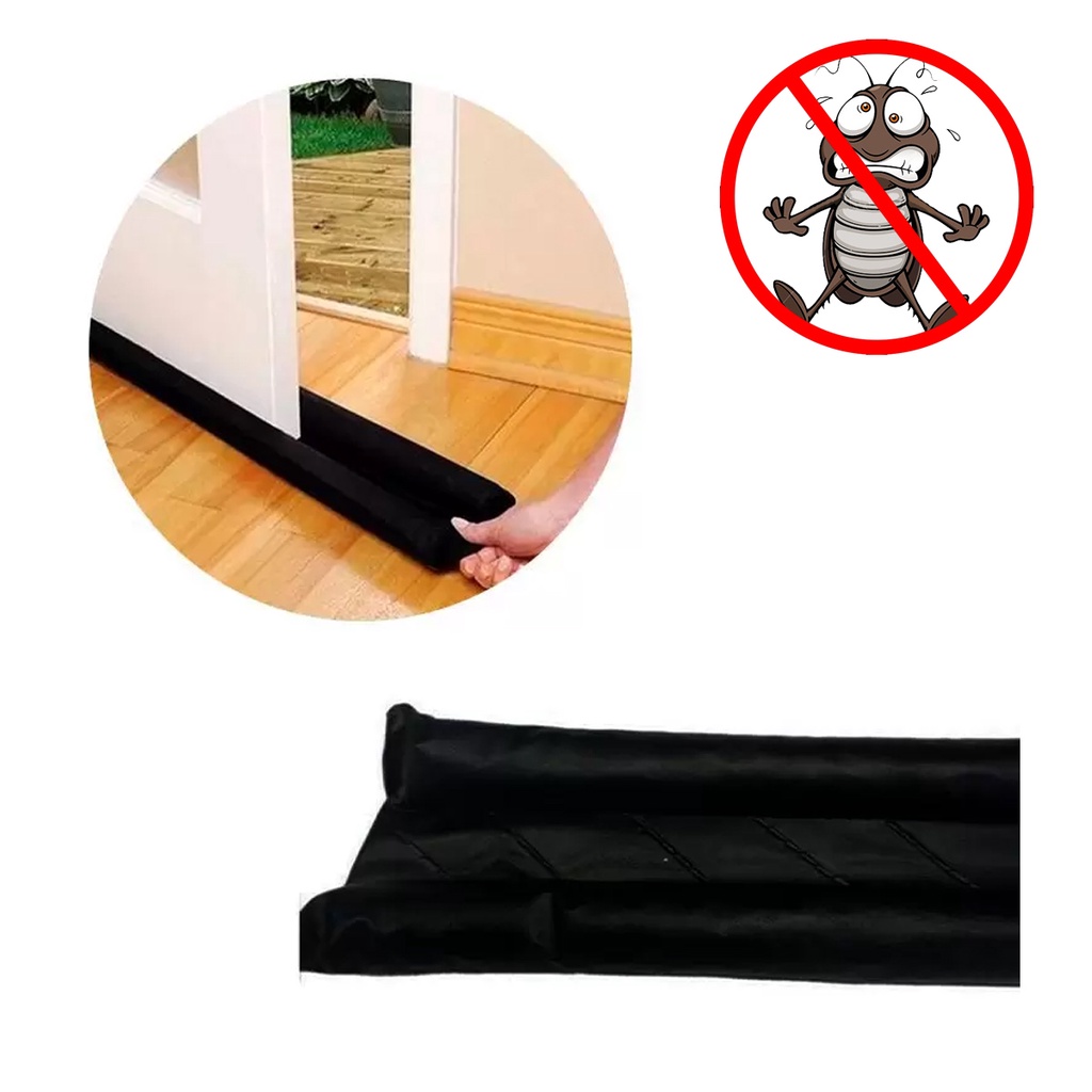 Protetor Veda Porta Impermeável Rolinho Contra Inseto 80 Cm