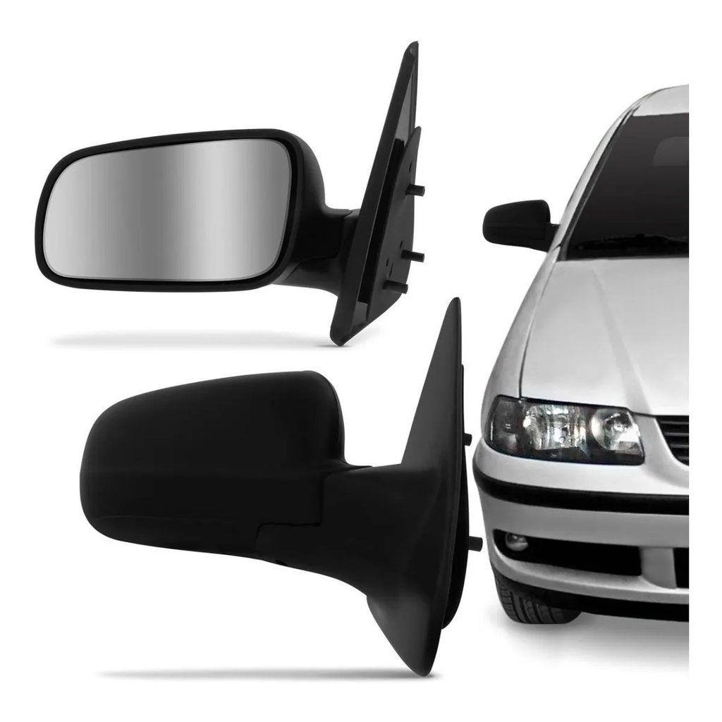 Retrovisor Gol G3 1999 00 01 02 04 05 2 Portas Sem controle