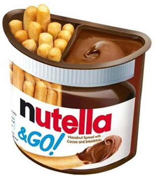 Nutella & Go - Creme de Avelãs & Palitos de Biscoito - Importado da Alemanha