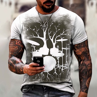 Camisa Camiseta Masculina Musica Bateria em Oferta na Shopee