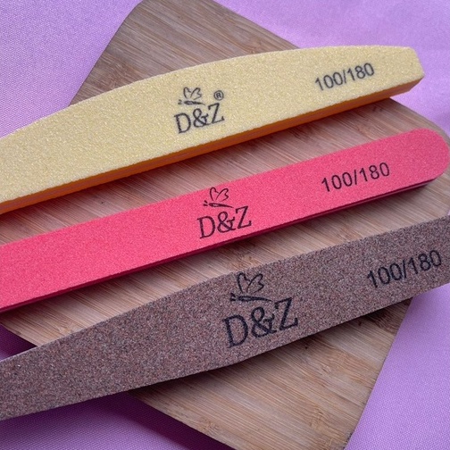 Lixa Polidora D&Z Para Unhas Profissional Bumerangue/Reta/Caixão