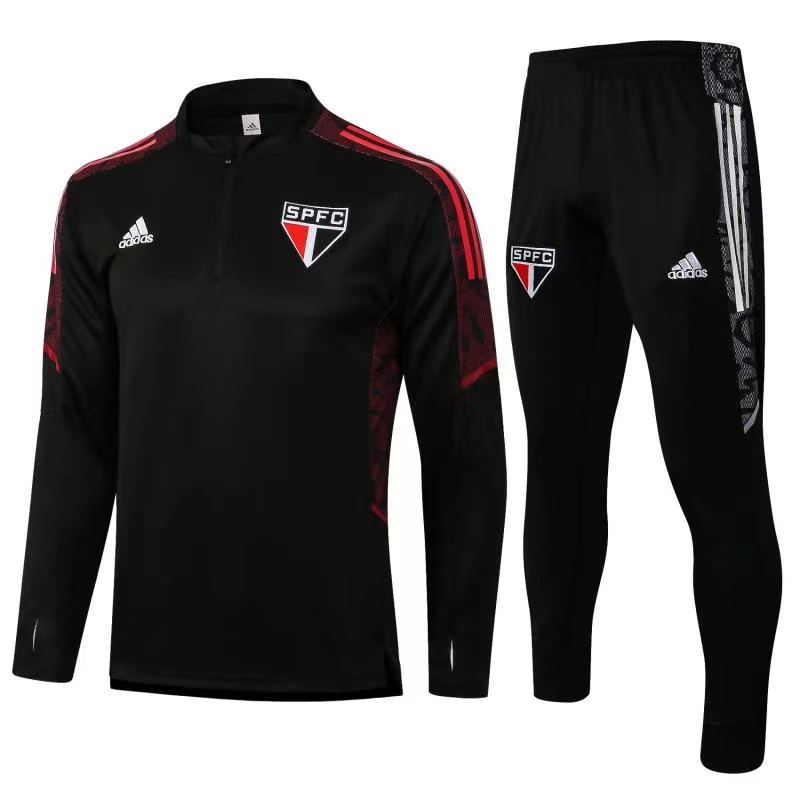 Camisa Do São Paulo Manga Comprida Treino Futebol/Conjunto Brasil Internacional/Palmeiras