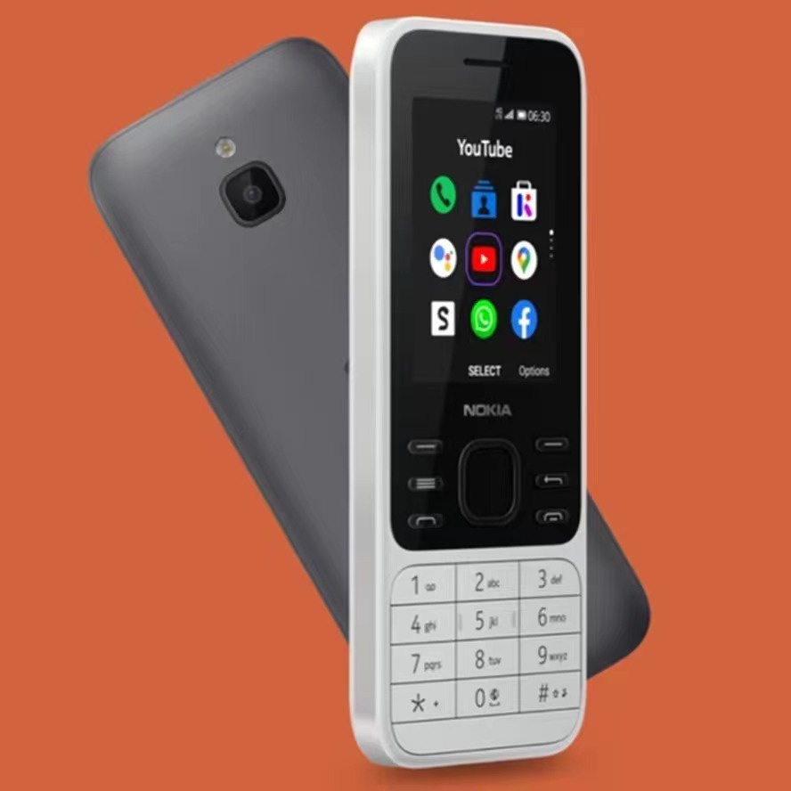 2022 Mais Recente Nokia 6300 WIFI 4G Telefone Móvel GSM dual card Estudante Idosos