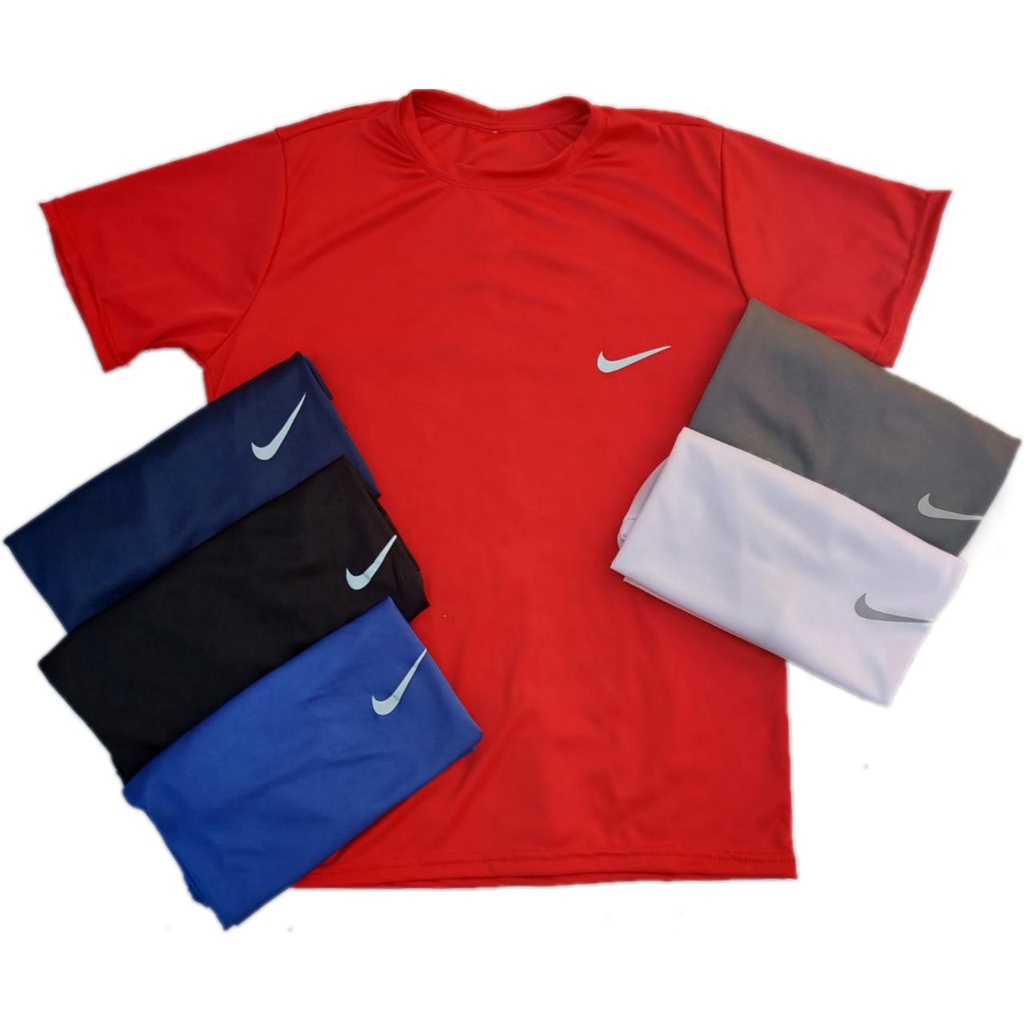 Kit 5 Camisetas Masculinas Dry Fit Academia Treino corrida Refletiva