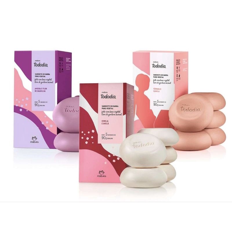 Combo 3 Caixas De Sabonetes Tododia Natura Shopee Brasil