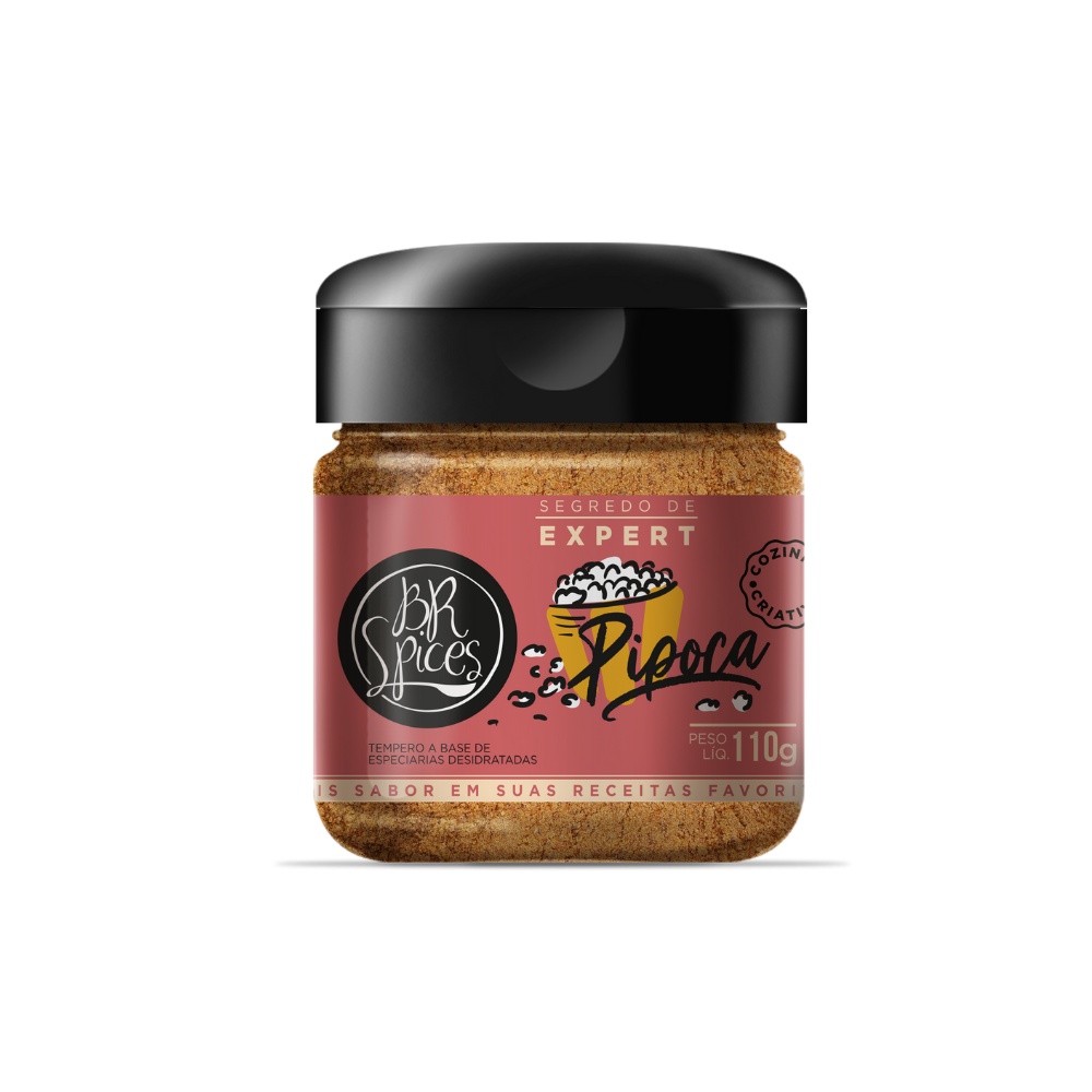 Tempero Pote BR Spices Segredo de Expert Pipoca 110g