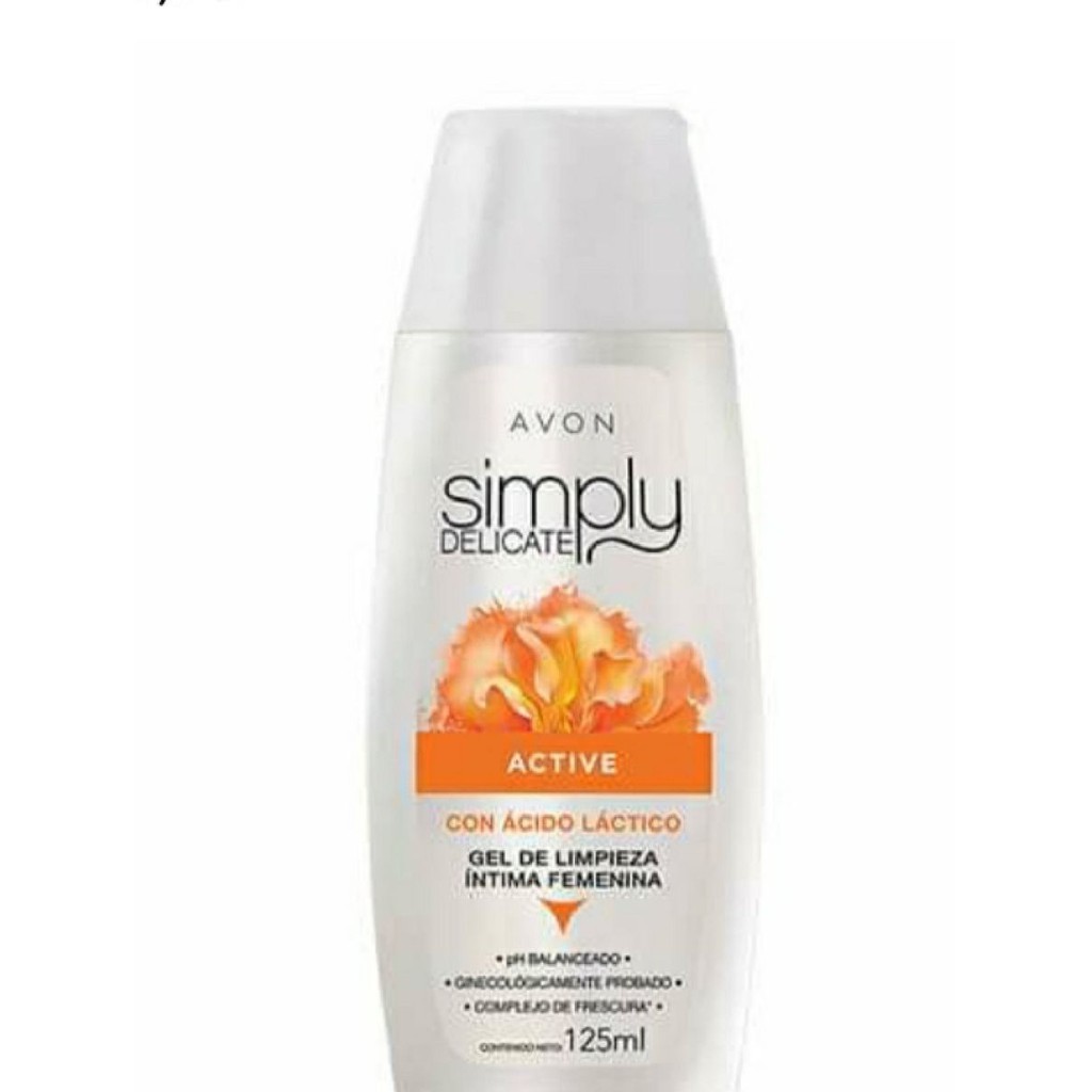 Sabonete Líquido Íntimo Simply Delicate Active 250ml Avon Shopee Brasil