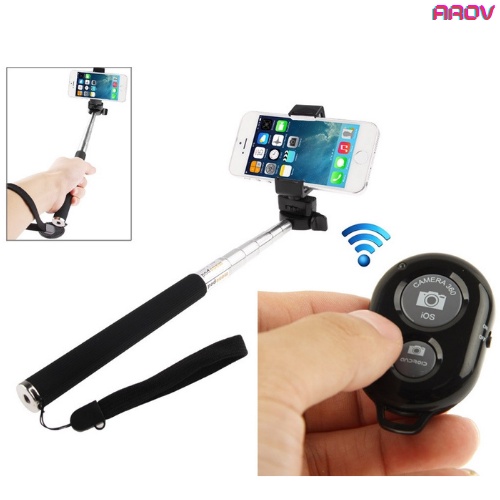 Pau de Selfie Bastão De Selfi Monopod Universal Com Controle Bluetooth